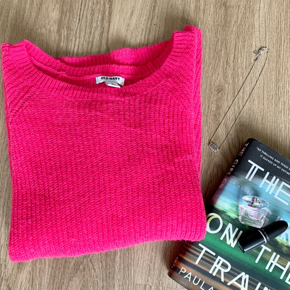 Old Navy Hot Pink Sweater